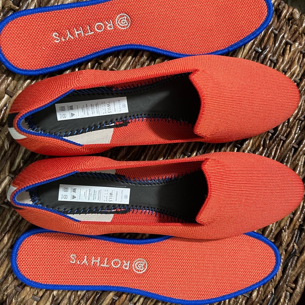 Rothy’s paprika loafers sz 11.5 new